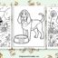 Bloodhound coloring pages featured image