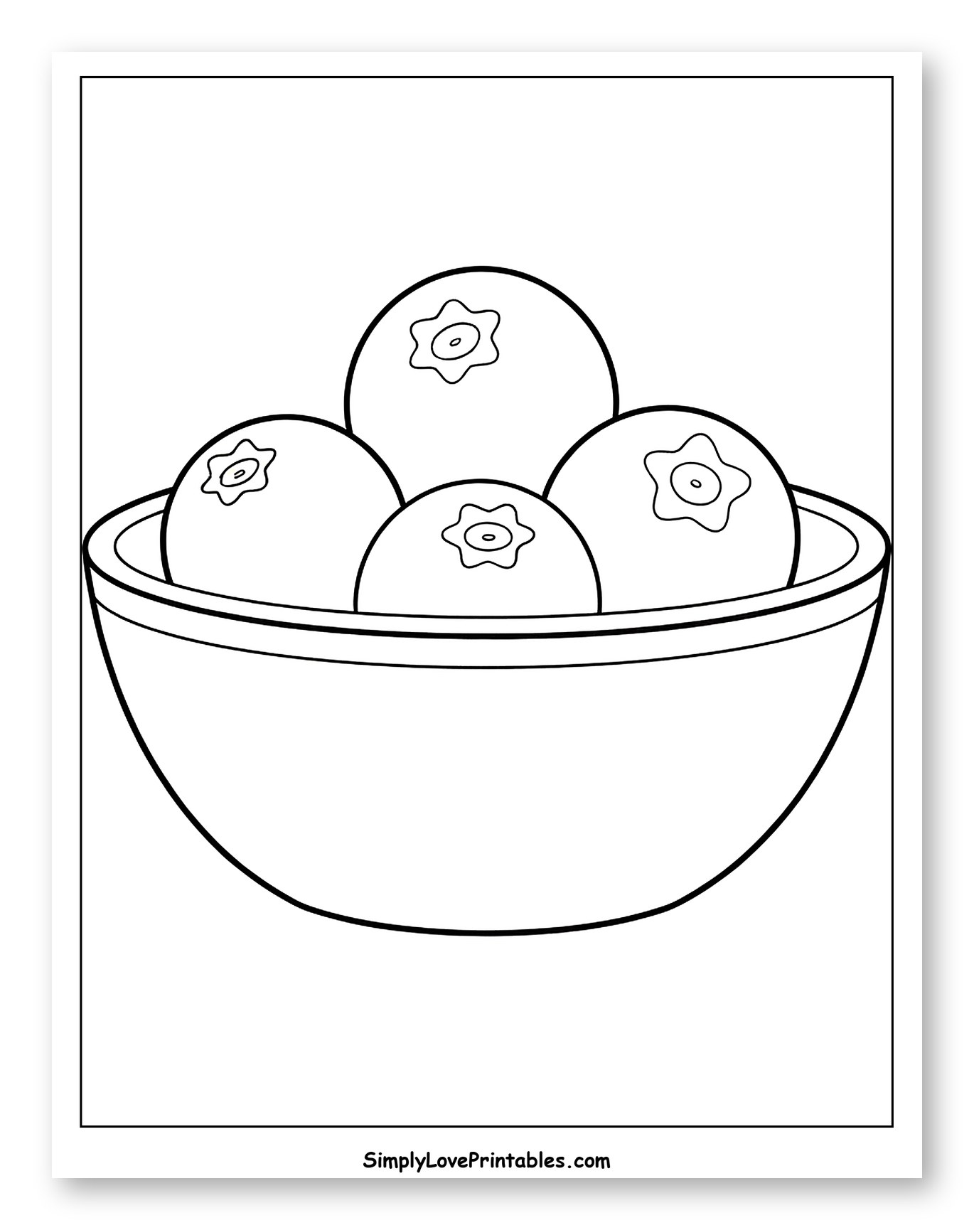 Blueberries in a Bowl