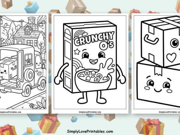 box coloring pages featured image