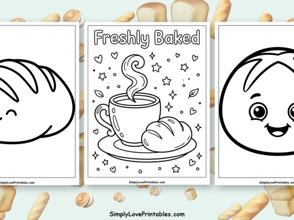 bread coloring pages featured image