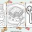 Brownies coloring pages featured image