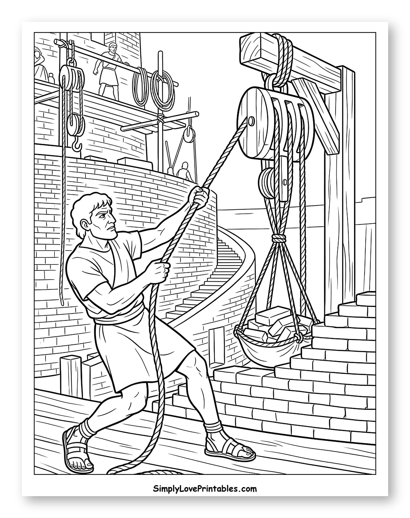 Building the Tower of Babel to Color