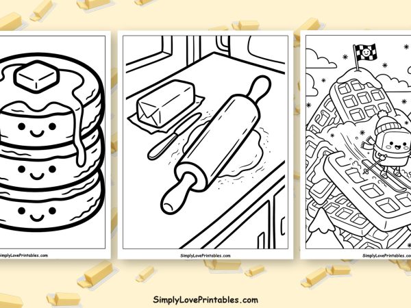 butter coloring pages featured image