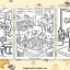 Café coloring pages featured image
