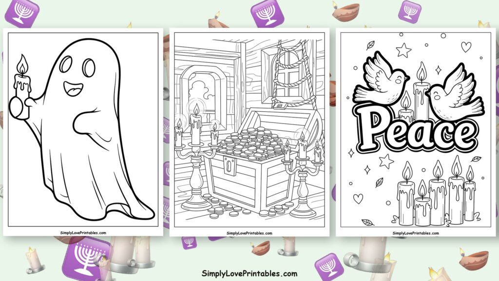 candle coloring pages featured image