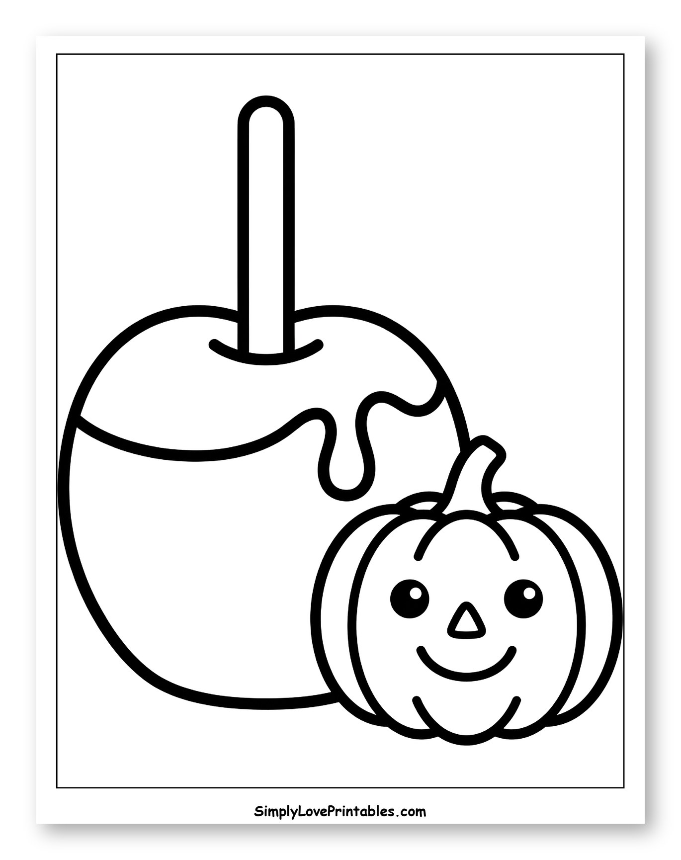 Candy Apple and Friendly Pumpkin
