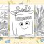 cereal coloring pages featured image