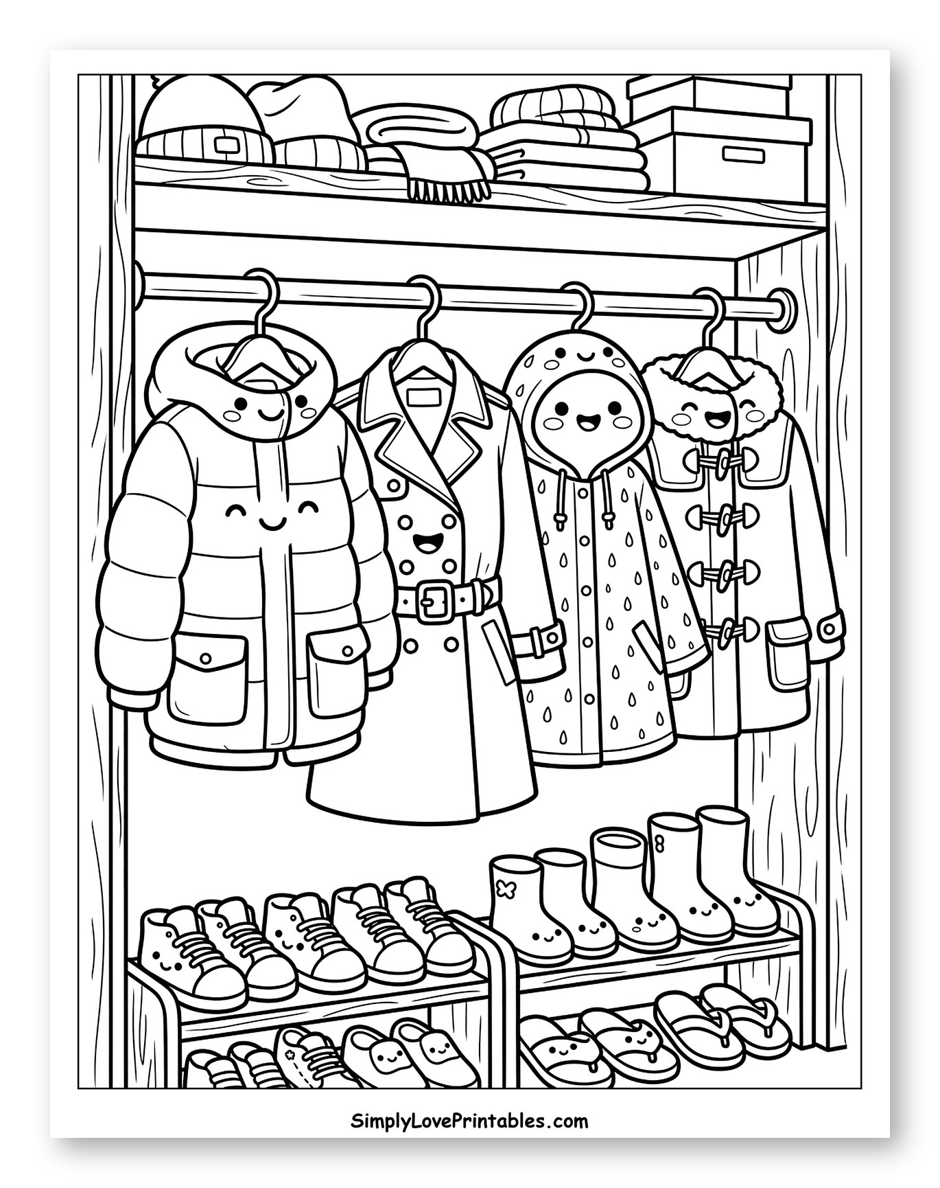 Cheerful Coats and Footwear Collection