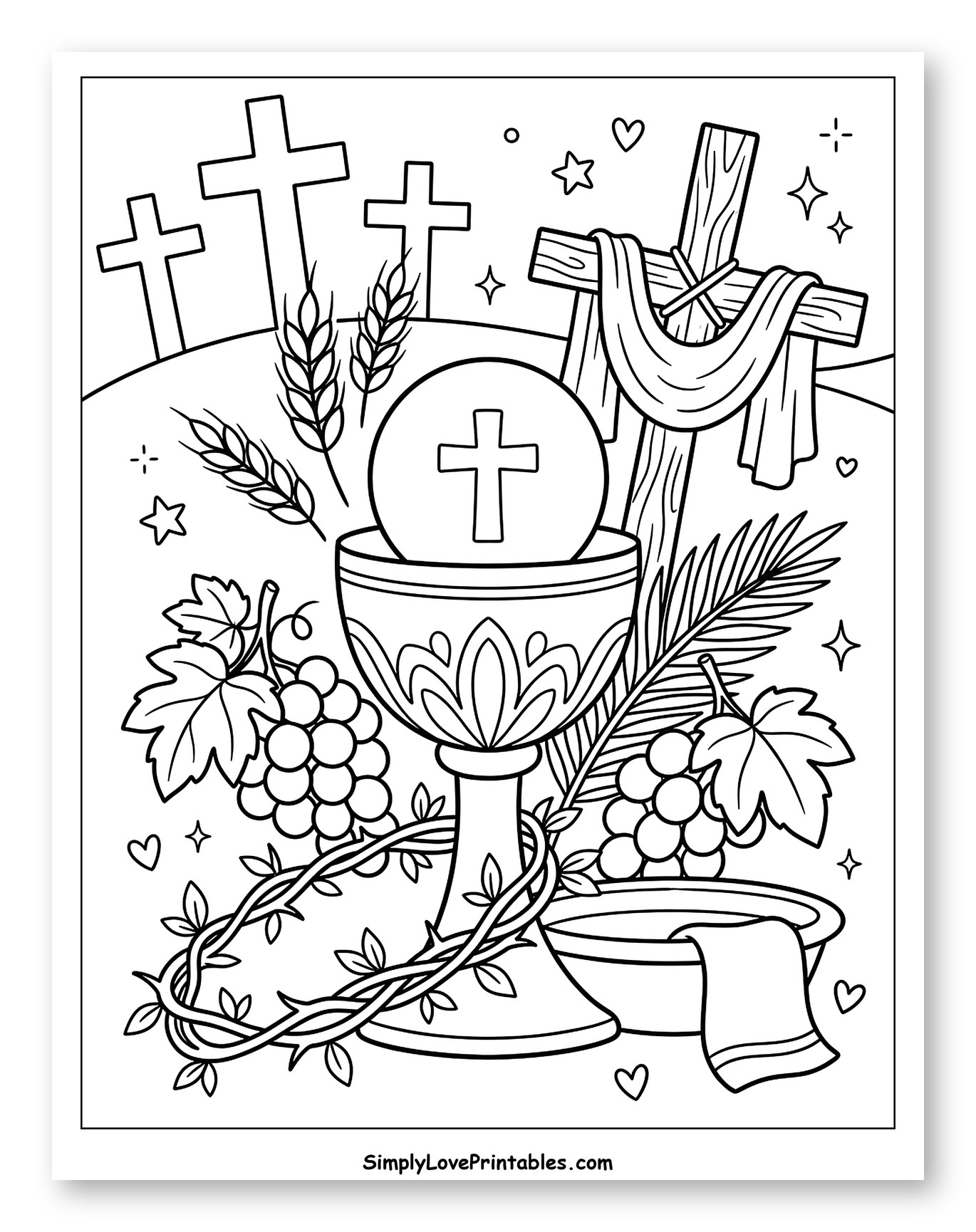 Christian Symbols of Holy Week and Eucharist