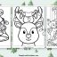 Christmas lights coloring pages featured image
