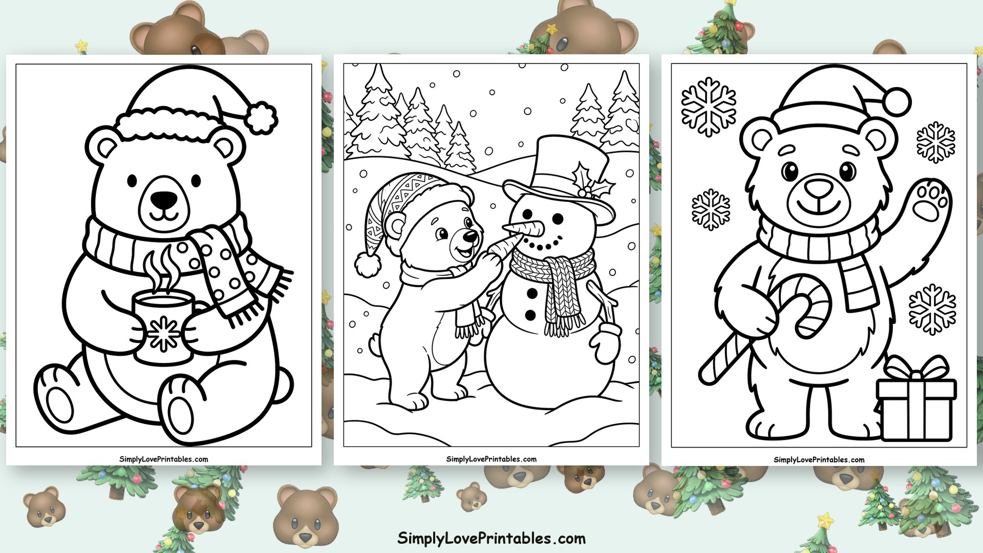 Christmas Polar Bear