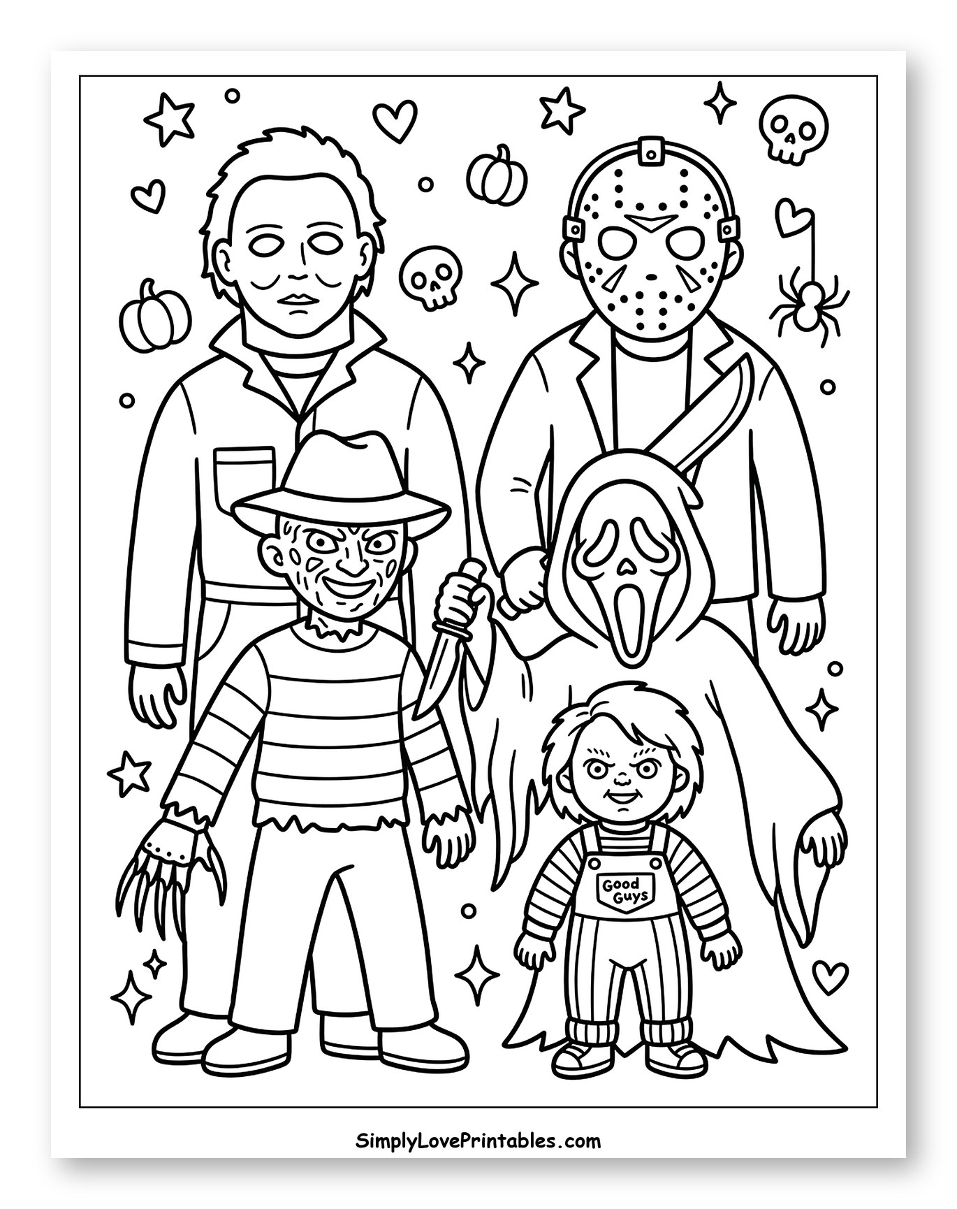 Classic Horror Movie Villains Group Picture