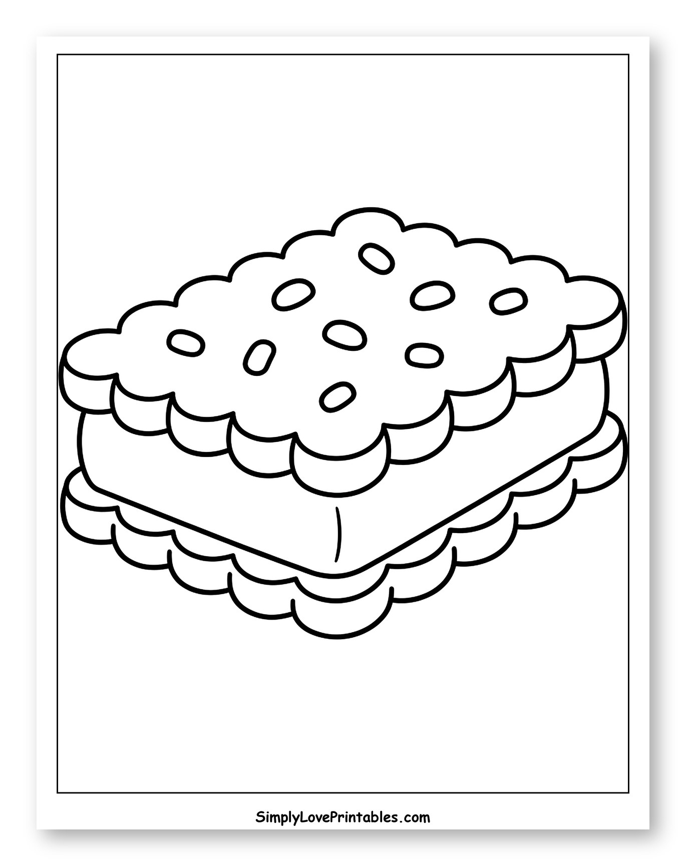 Classic Ice Cream Sandwich Sketch