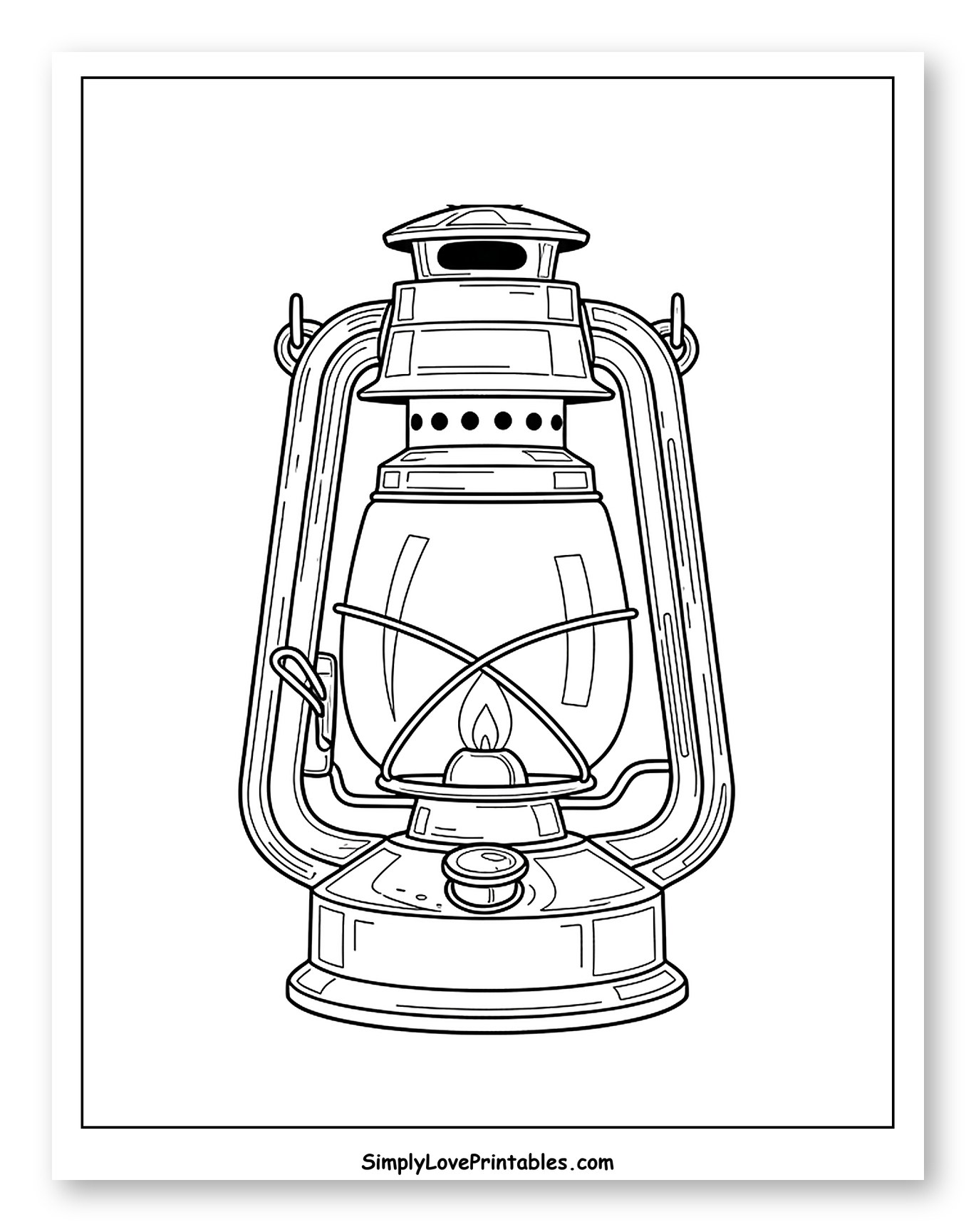 Classic Old Fashioned Kerosene Lantern