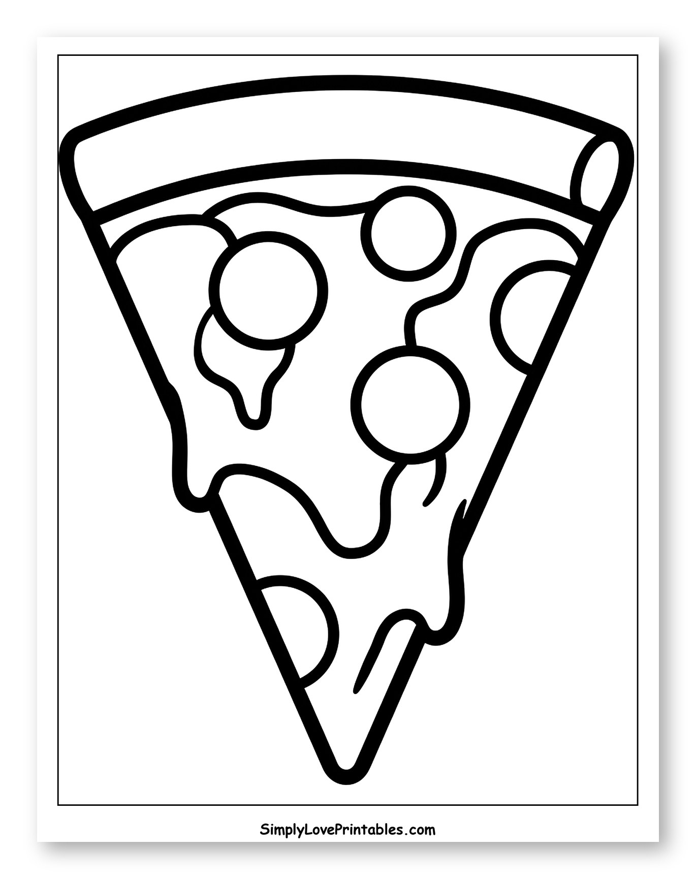 Classic Slice of Pepperoni Pizza