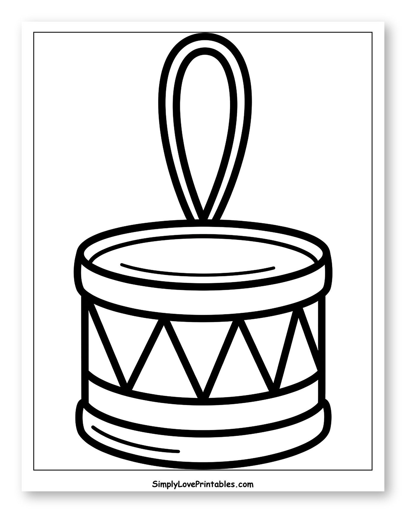 Classic Toy Drum Christmas Ornament