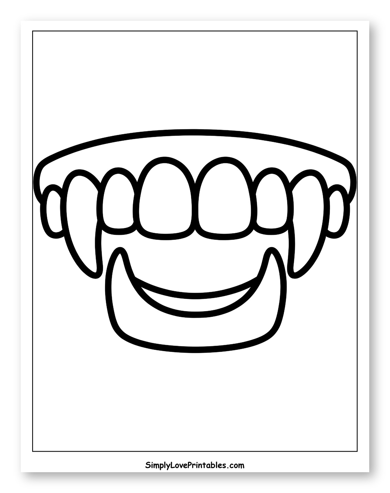 Classic Vampire Fangs Costume