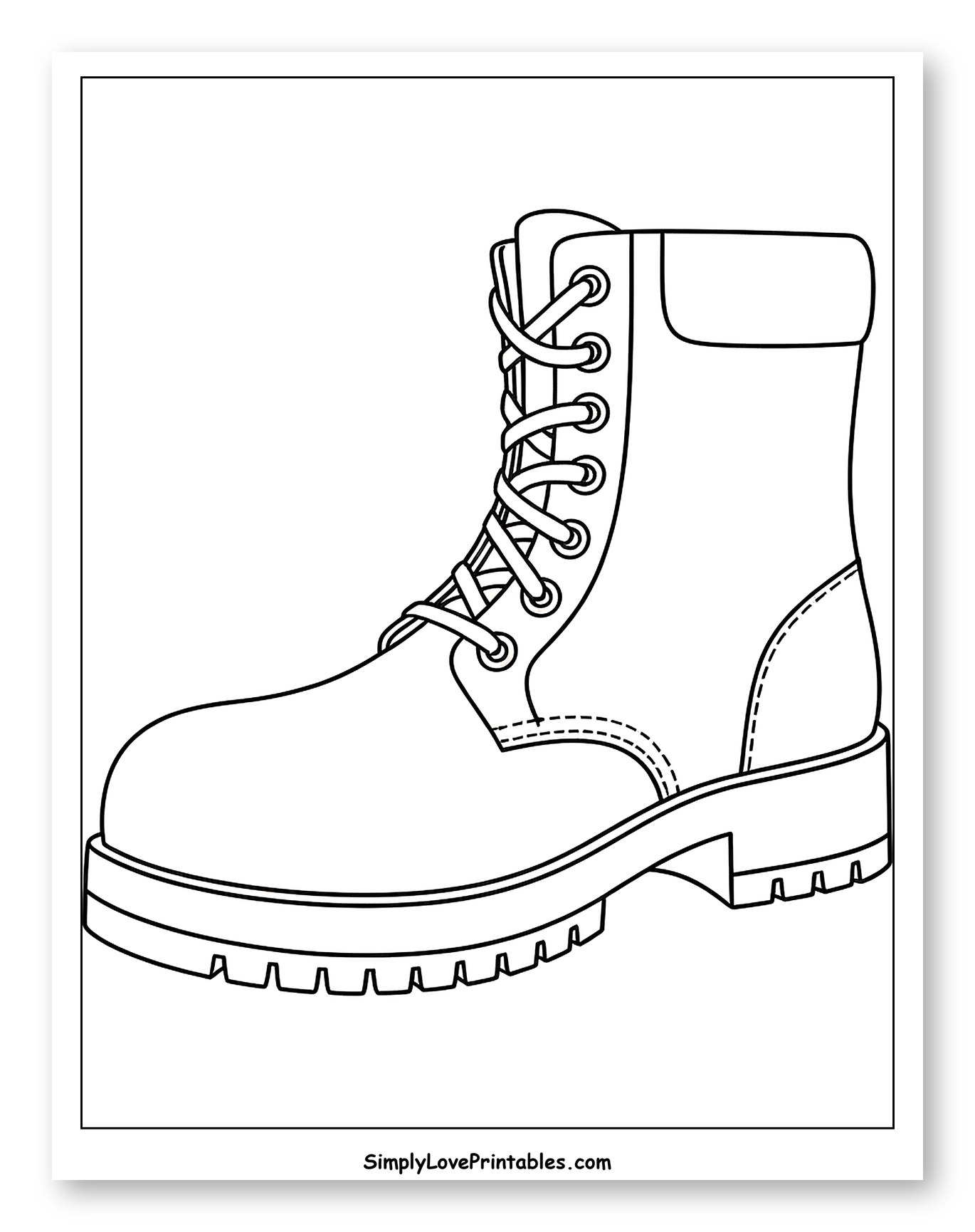 Classic Work Boot with Laces