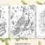 Cockatiel coloring pages featured image