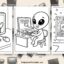 computer monitor coloring pages featured image