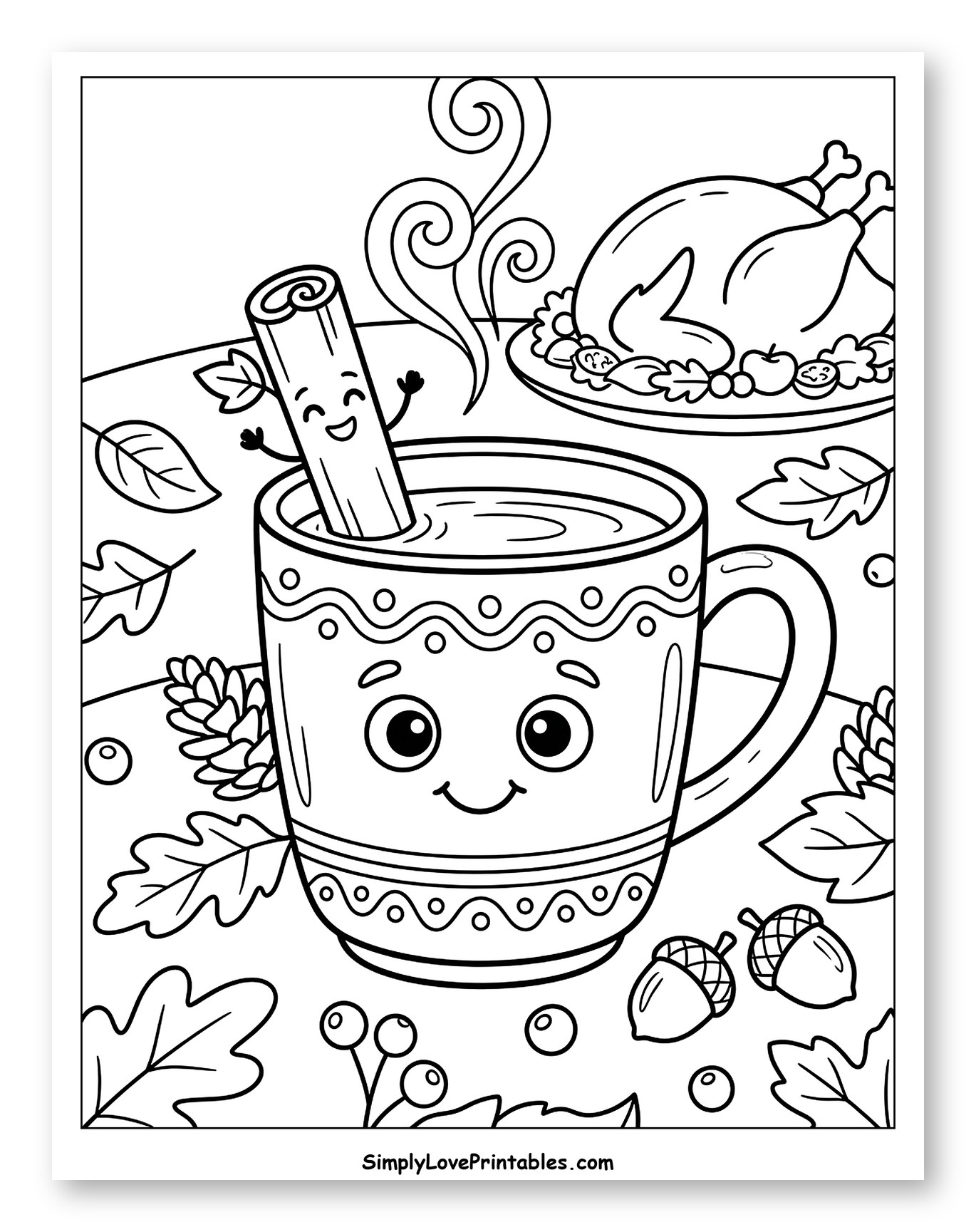 Cozy Autumn Mug and Thanksgiving Feast
