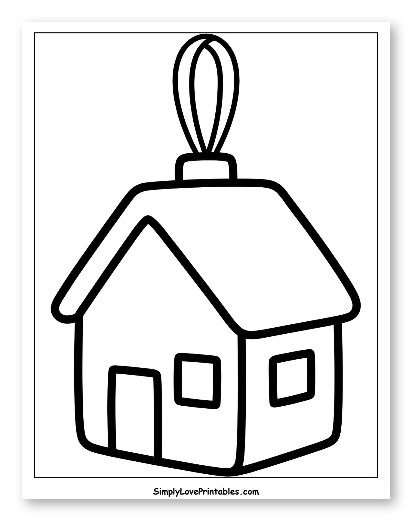 Cozy Little Cottage Christmas Ornament