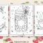 Cranberry coloring pages featured image