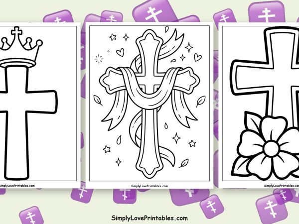 Cross coloring pages featured image