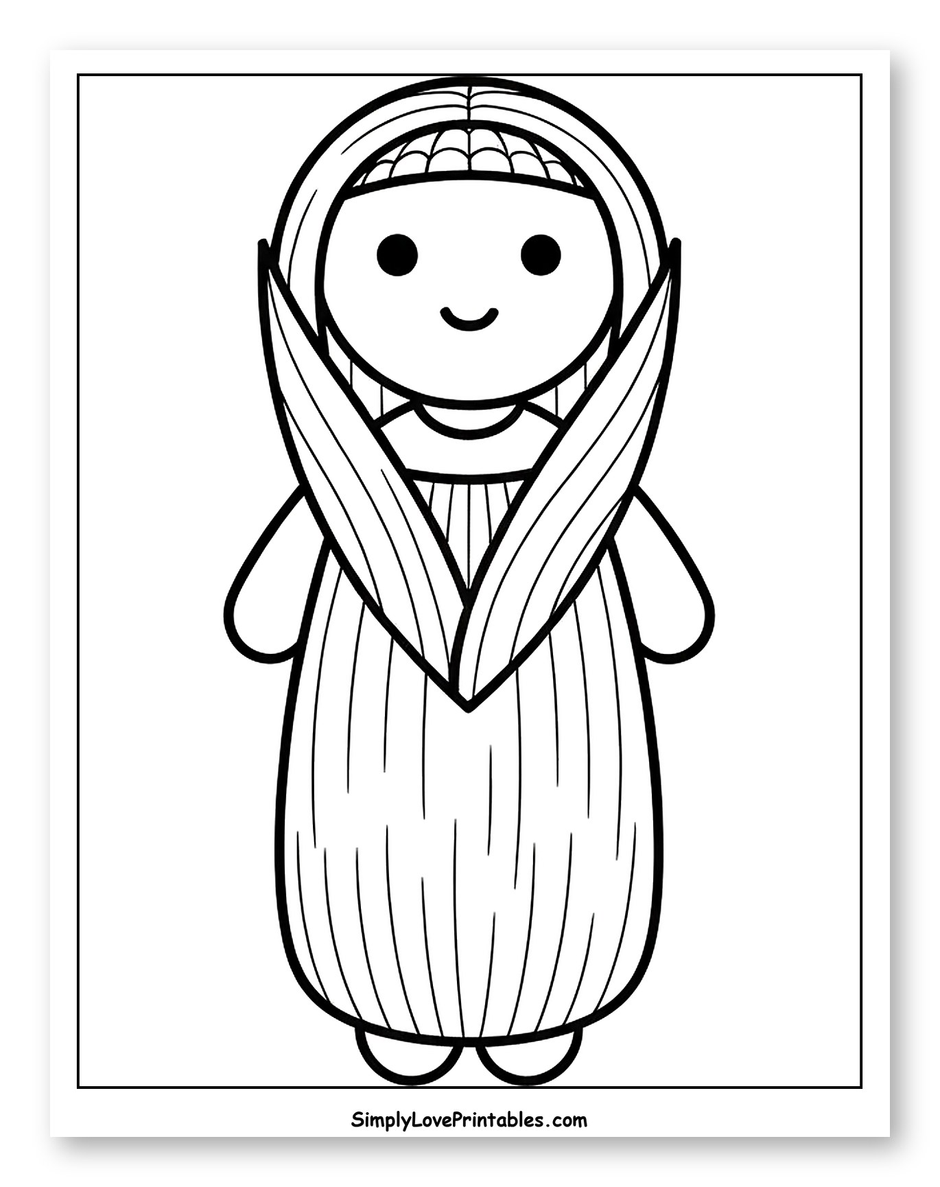 Cute Corn Cob Baby Doll