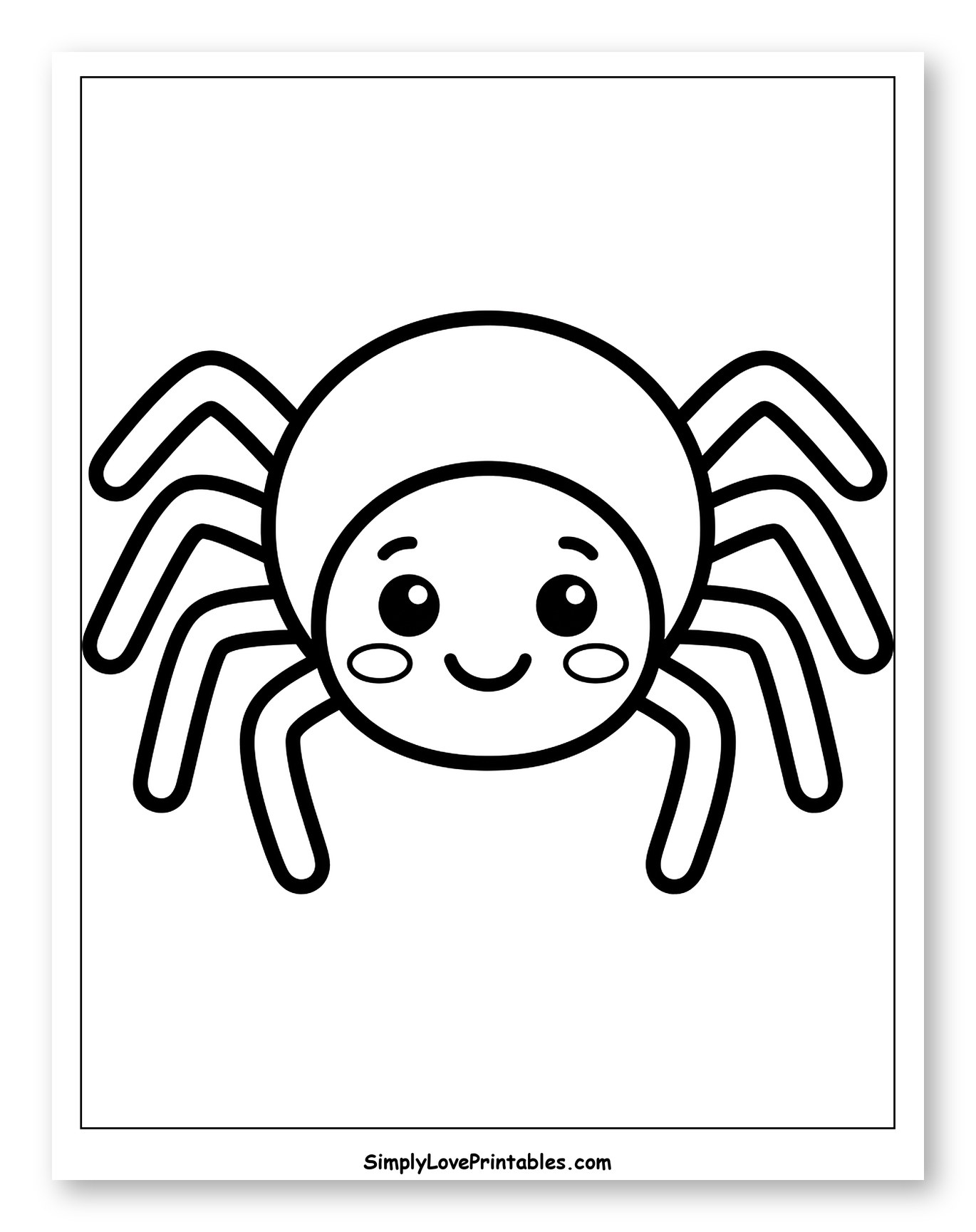 Cute Happy Little Spider