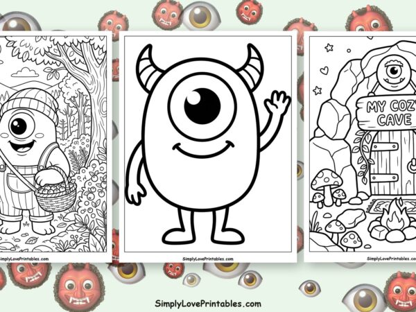 Cyclops coloring pages featured image