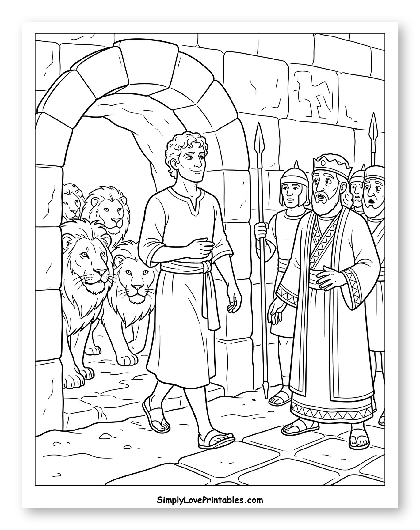Daniel Exits Lion's Den Unharmed to Color