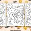 Daniel in the lion's den coloring pages featured image