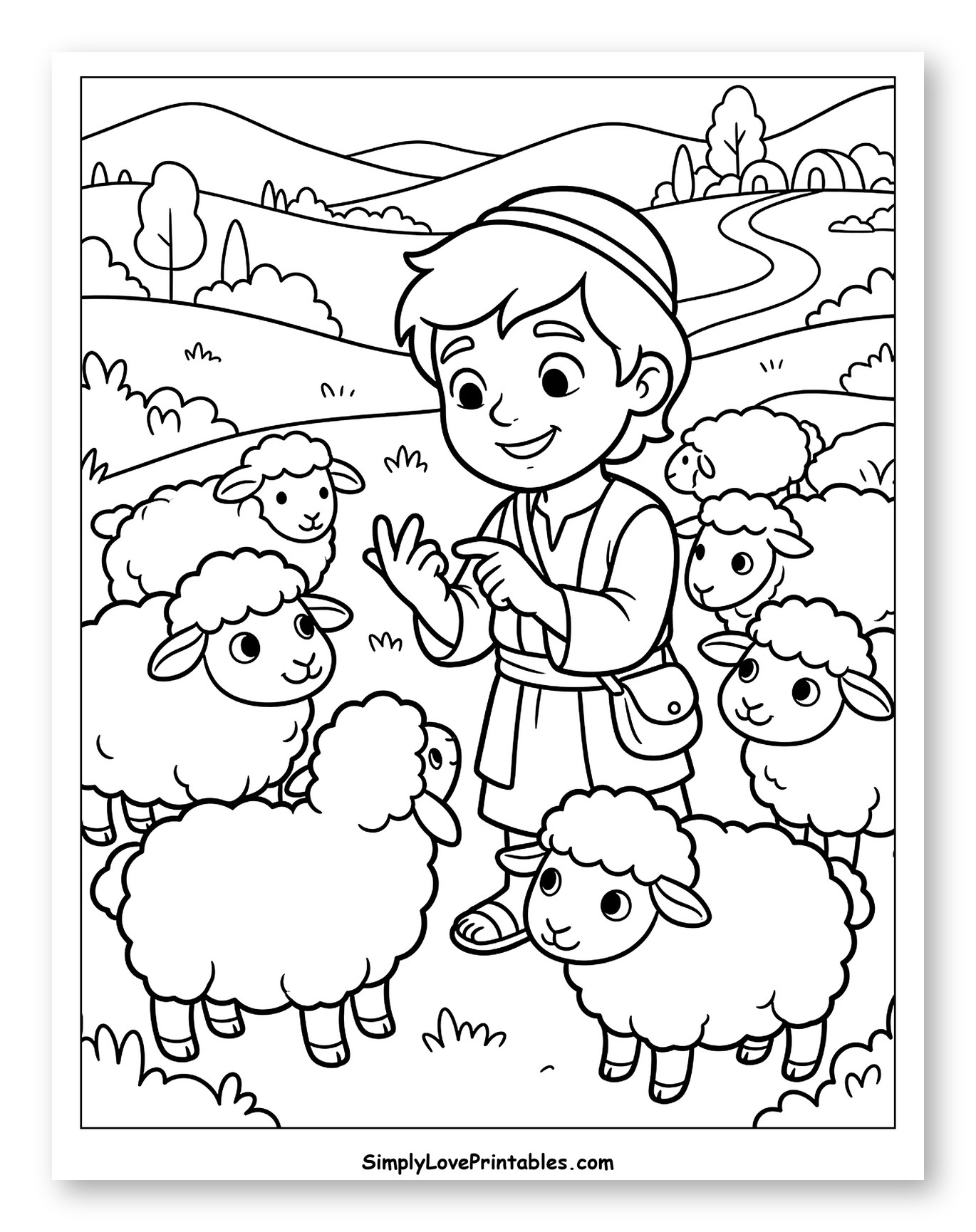 David Counting His Sheep