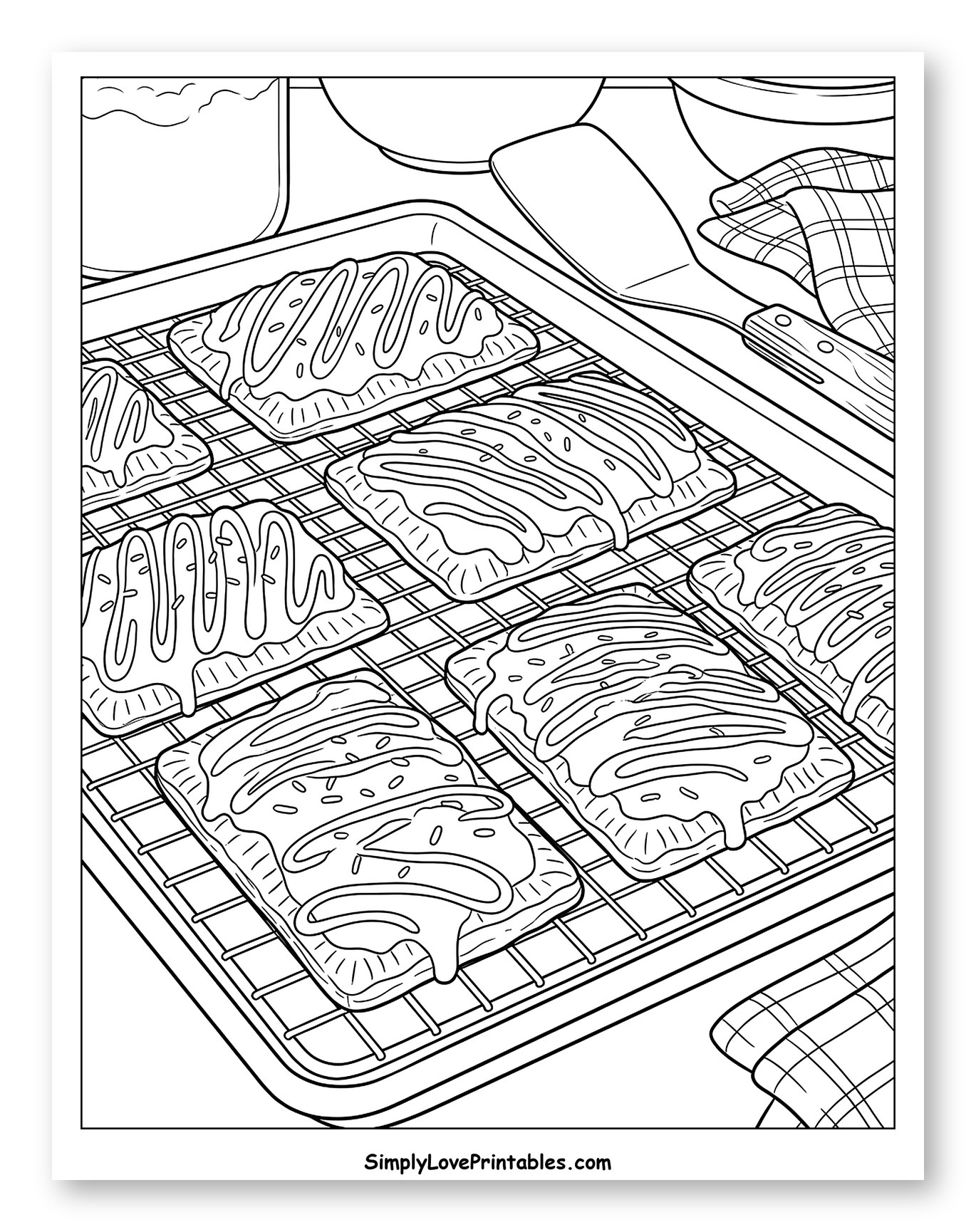Delicious Pop Tarts on a Cooling Rack