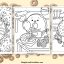 Donut coloring pages featured image
