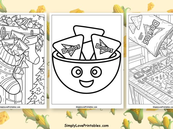 Doritos coloring pages featured image
