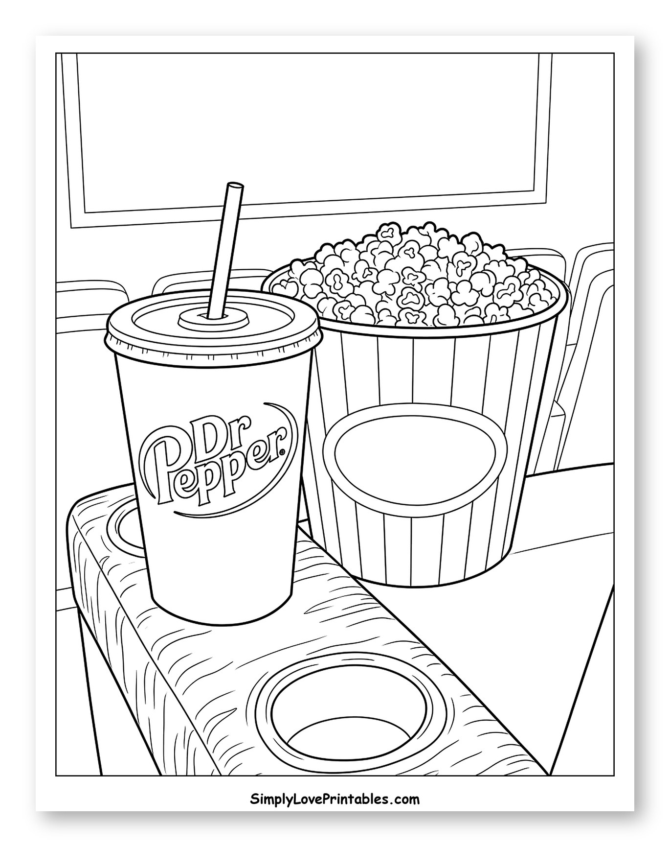 Dr. Pepper and Popcorn at the Movies