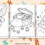 Dress coloring pages featured image