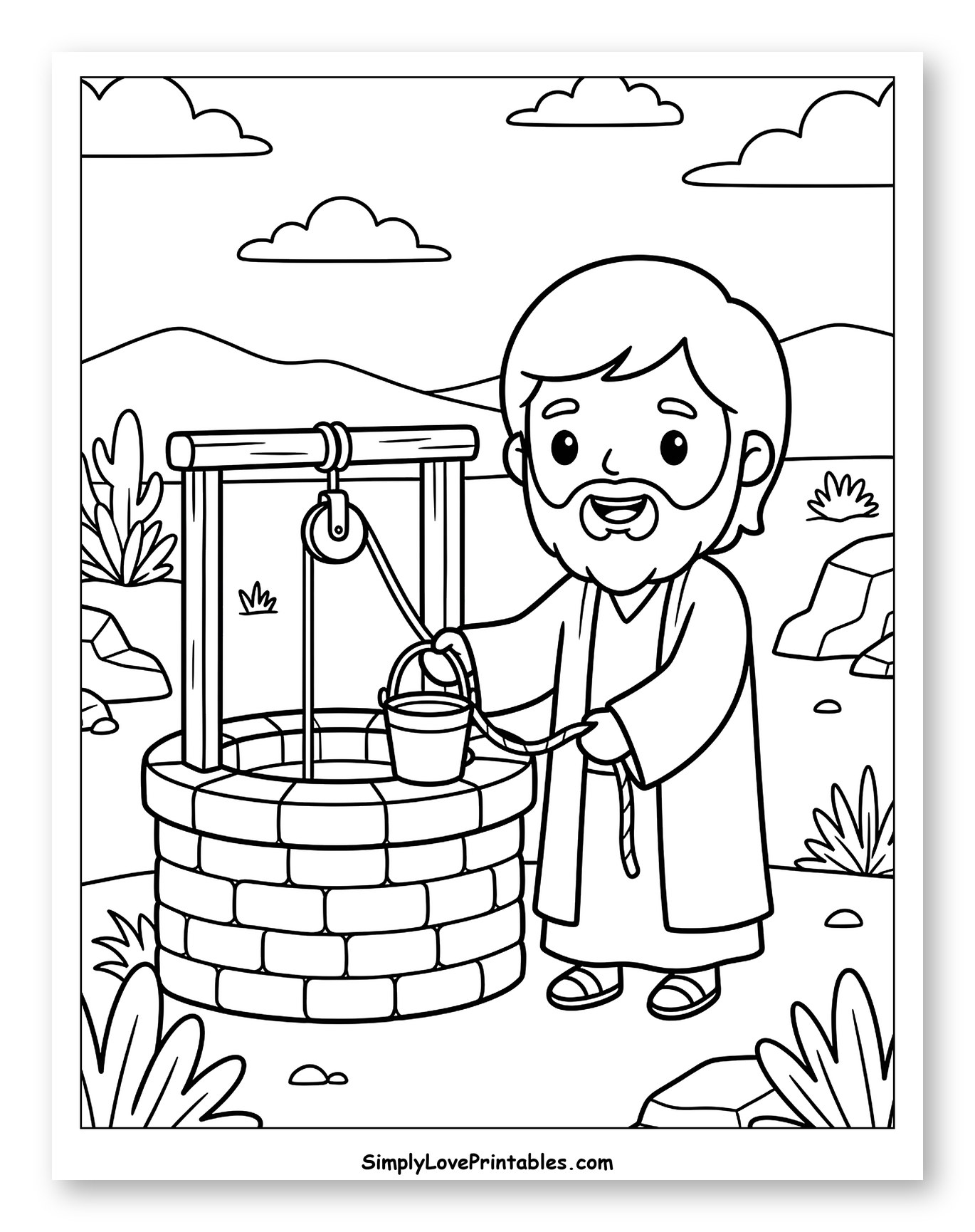 Elijah Drawing Water from a Well