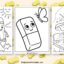 Eraser coloring pages featured image