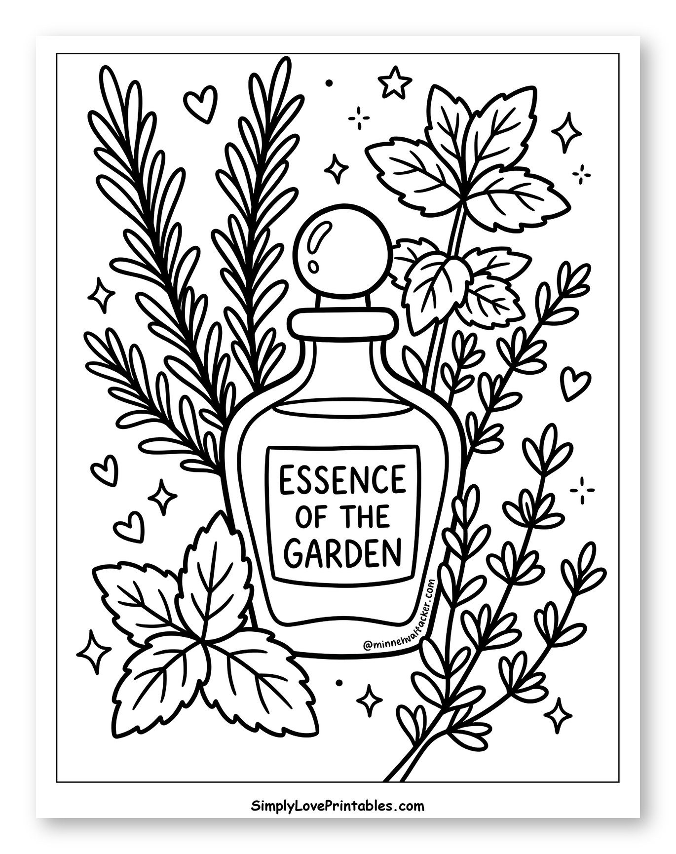 Essence of the Garden Perfume Bottle