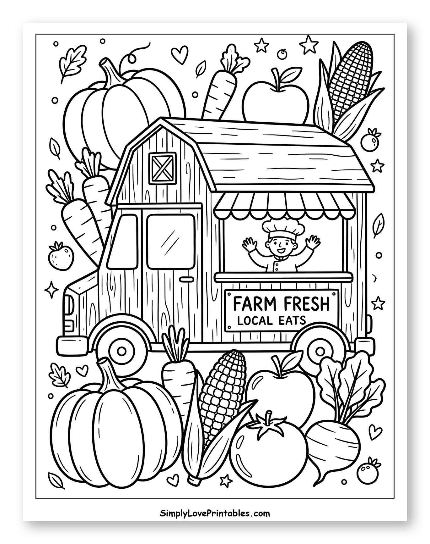 Farm Fresh Food Truck and Bountiful Produce
