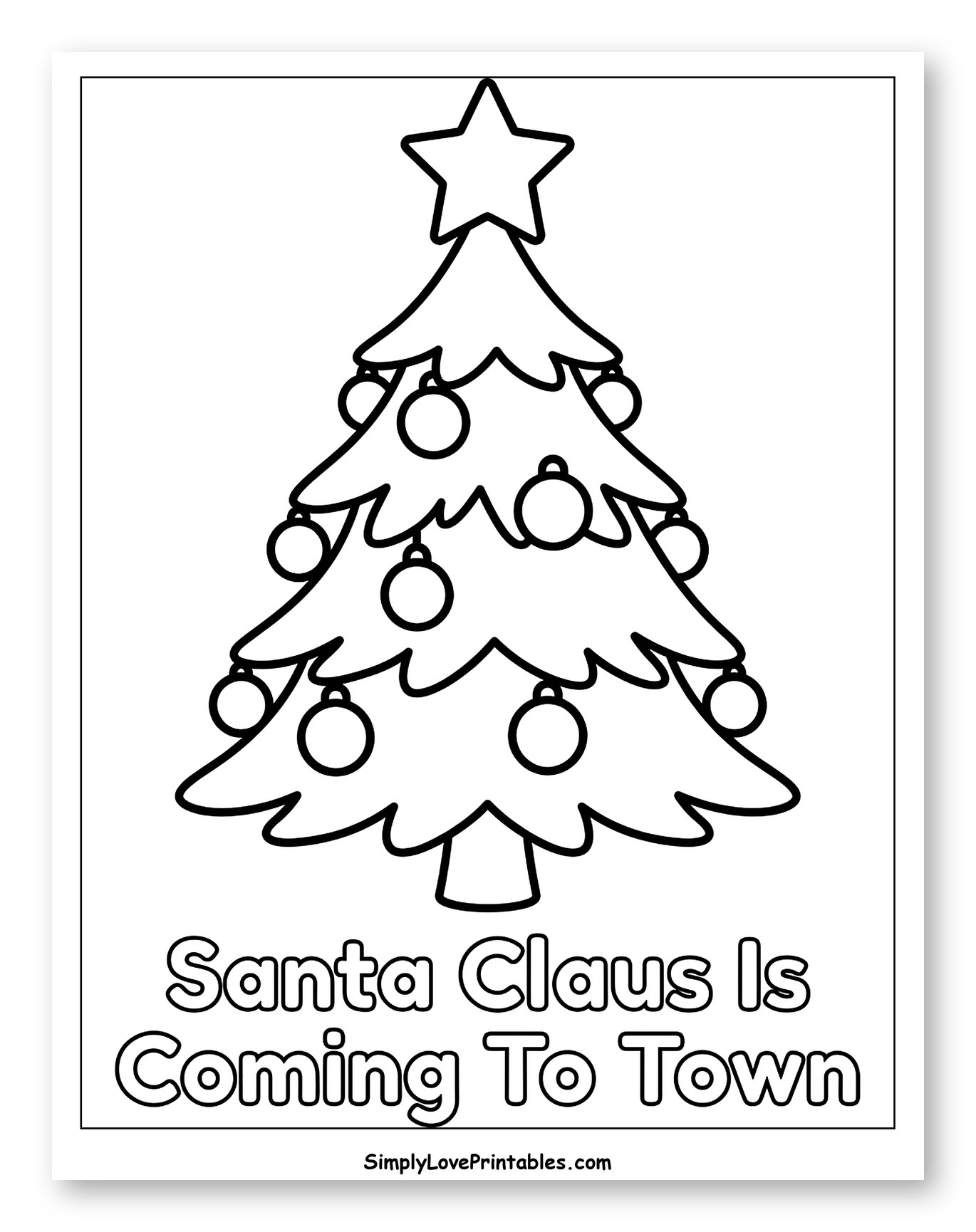Festive Christmas Tree with Holiday Greeting
