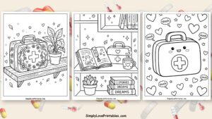 29 First Aid Kit Coloring Pages (Free PDF Printables)