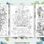 flower pot coloring pages featured image