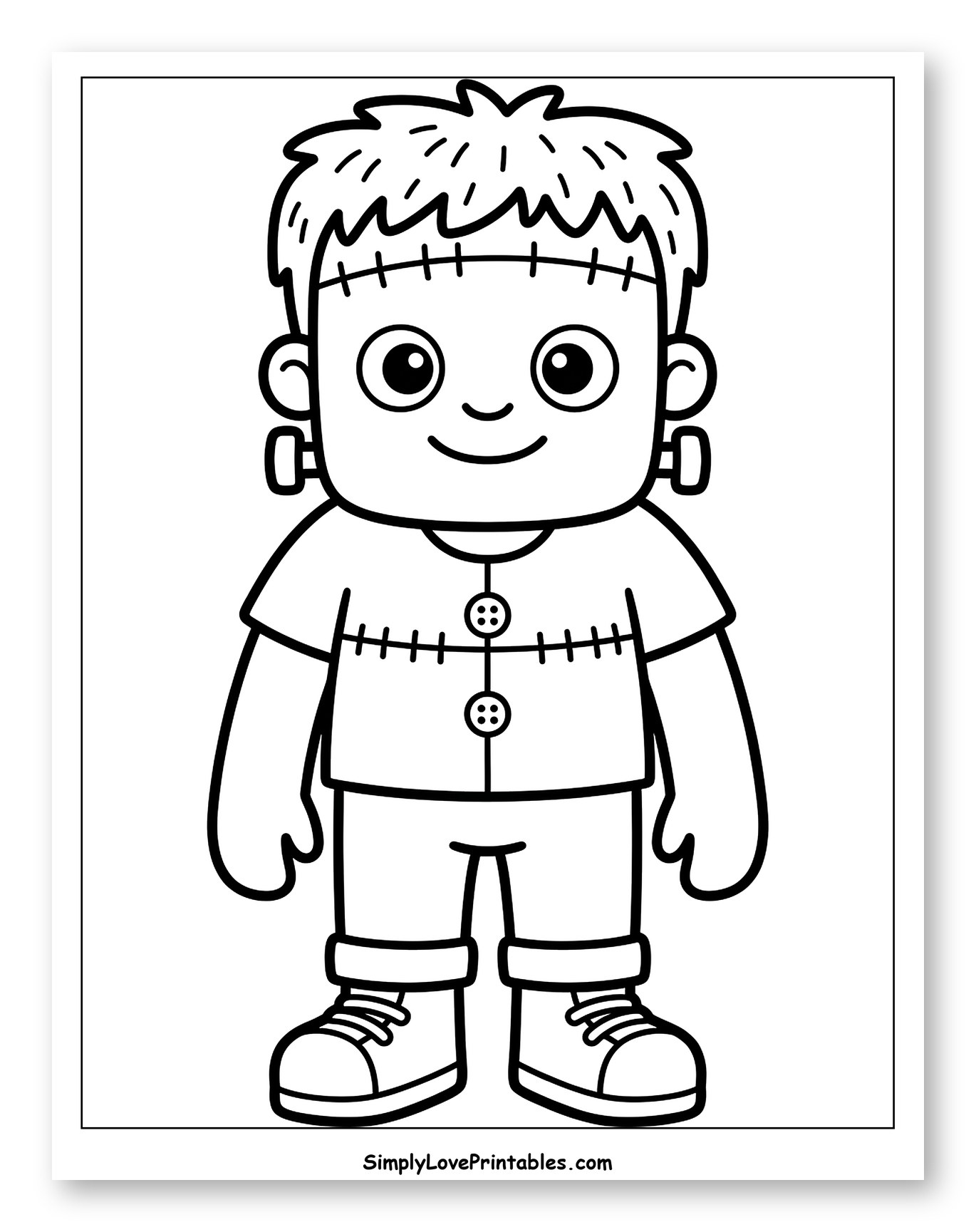 Friendly Frankenstein Monster Standing