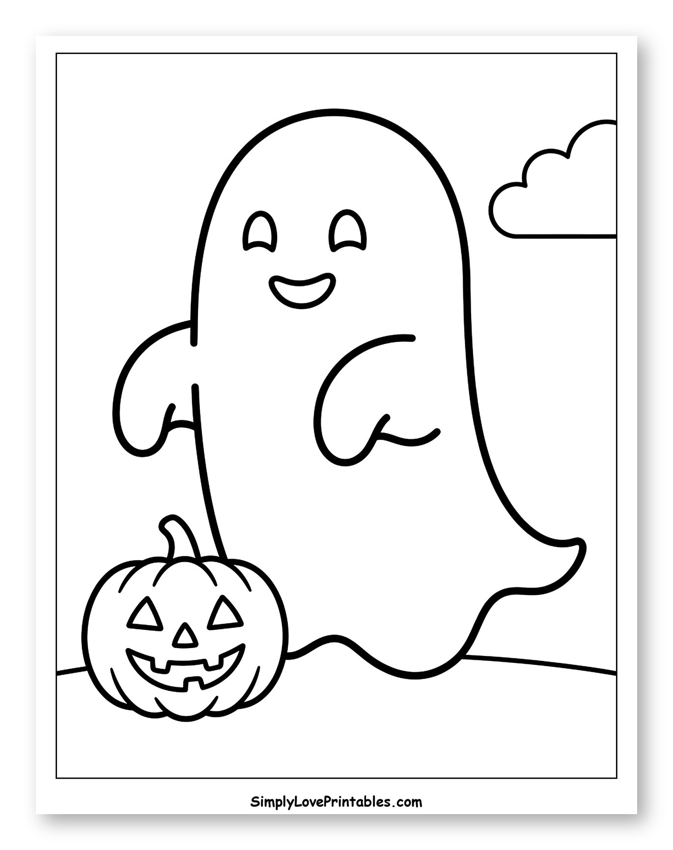 Friendly Ghost and Jack-o'-Lantern