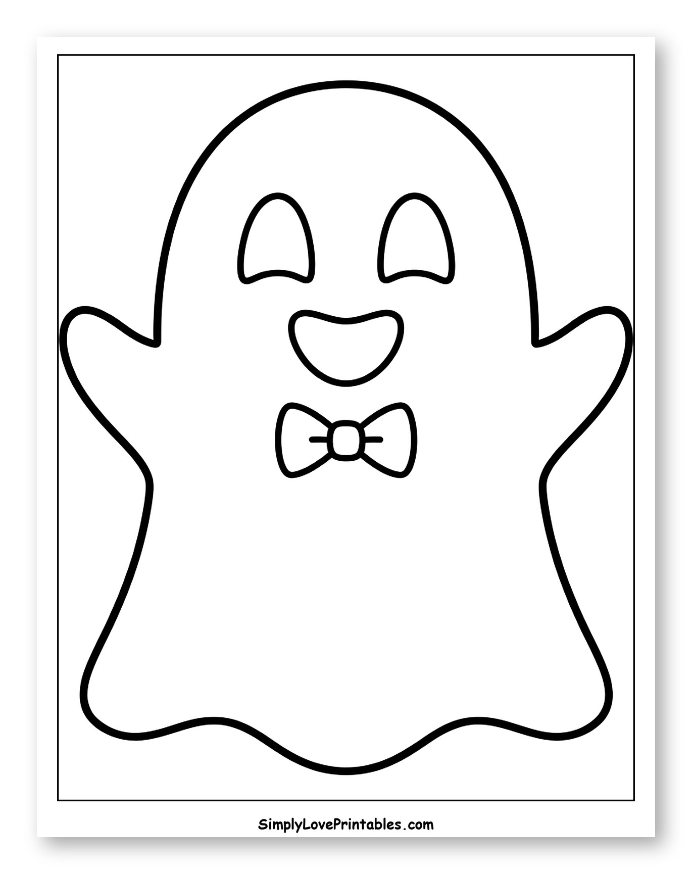 Friendly Ghost with a Bowtie