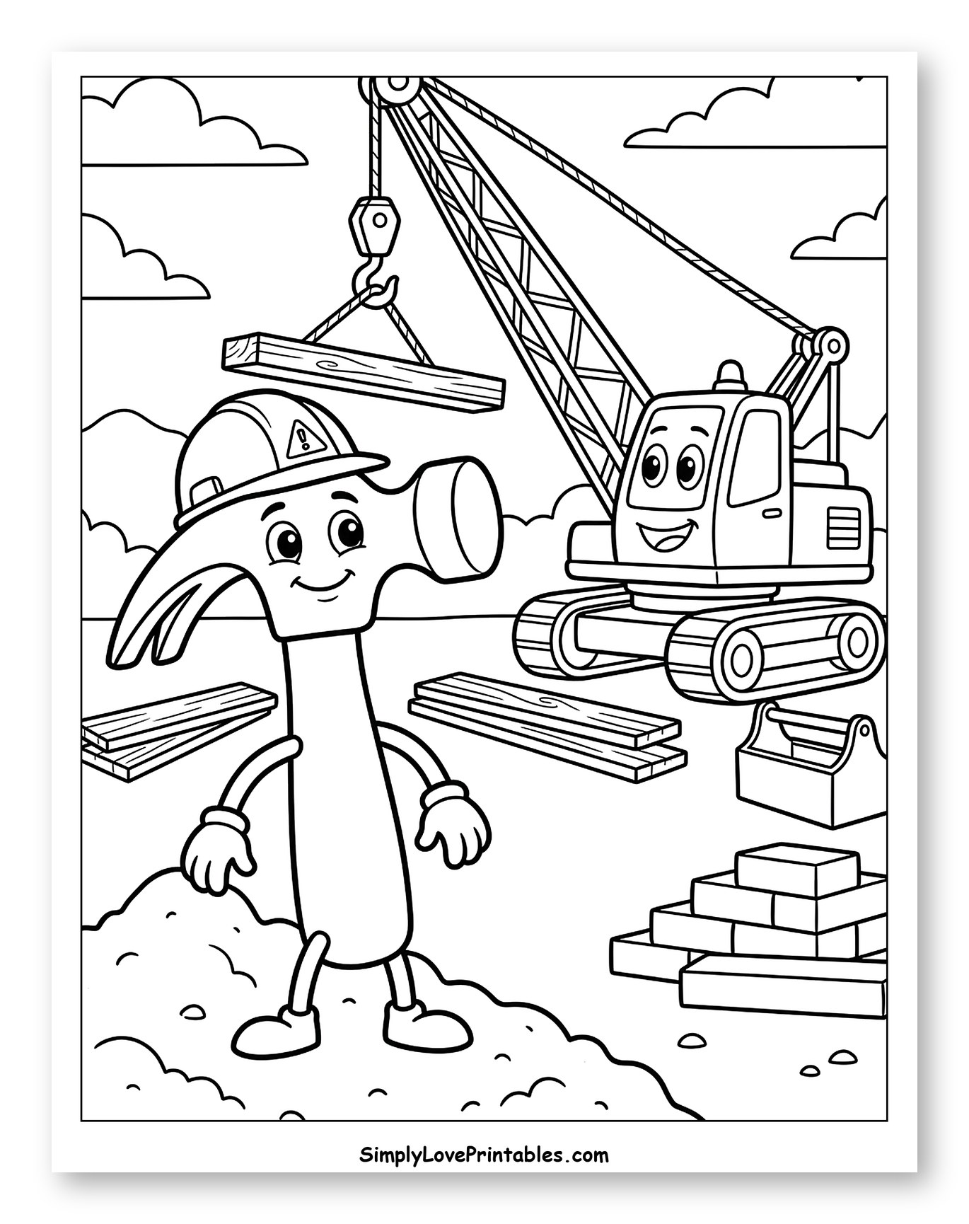 Friendly Hammer and Crane Building